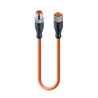 Lumberg Automation Male 4 Way Straight to Female 4 Way Straight Sensor Actuator Cable 230V 4A 78854 RST 4-RKT 4-251/7,5 M