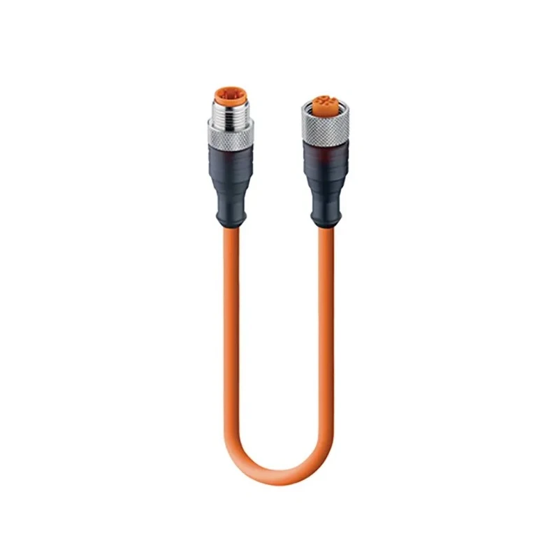 Lumberg Automation Male 4 Way Straight to Female 4 Way Straight Sensor Actuator Cable 230V 4A 78854 RST 4-RKT 4-251/7,5 M