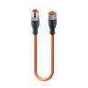 Lumberg Automation Male 4 Way Straight to Female 4 Way Straight Sensor Actuator Cable 230V 4A 78854 RST 4-RKT 4-251/7,5 M