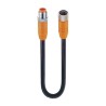 Lumberg Automation Female 8 Way Straight to Female Unterminated Sensor Actuator Cable 20 m 30V PVC 49274 RKTS 8-299/20 M