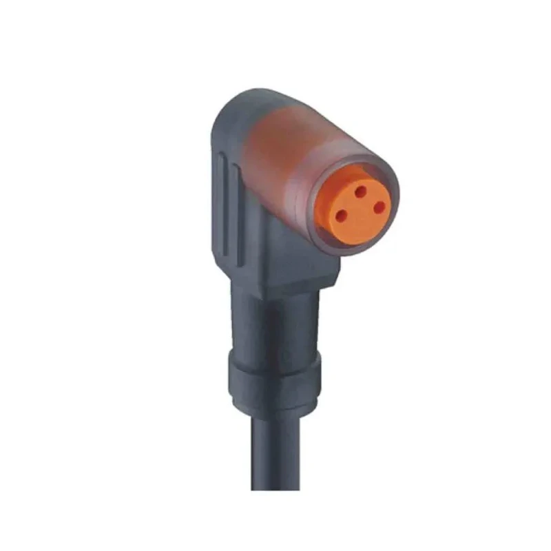 Lumberg Automation Sensor Actuator Cable Female 3-Way M8 Right Angle Polyurethane Jacket 2m 60V 43571 RKMW 3-224/2 M