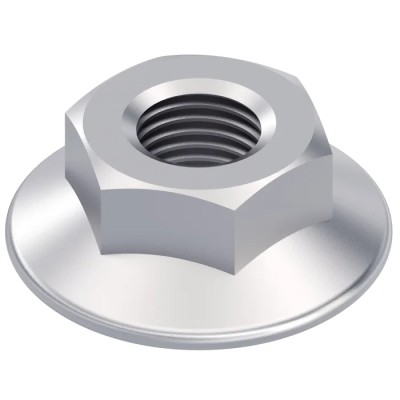 Bosch Rexroth M8 Flange Nut Connecting Component, Galvanised Steel, Groove Size 10 mm 3842345081