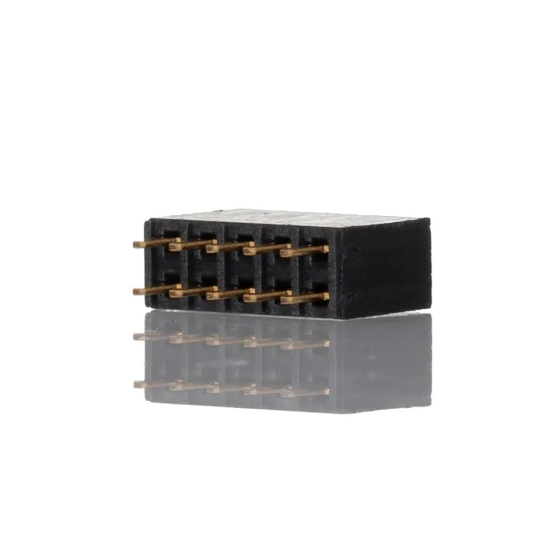 Samtec SSW Series 5-Contact 2 Row 2.54 mm Pitch Straight Through Hole PCB Socket 465V AC 4.7A Current Rating SSW-105-01-G-D