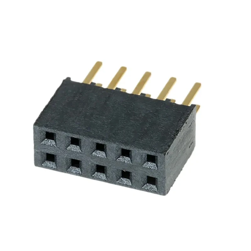 Samtec SSW Series Straight Through Hole PCB Socket 10-Contact 2 Row 2.54 mm Pitch Solder SSW-105-02-G-D