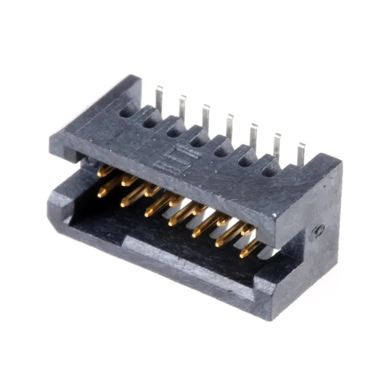 Samtec TFM Series Straight Surface PCB Header, 14 Contact 1.27 mm Pitch, 2 Row, Shrouded TFM-107-02-L-D