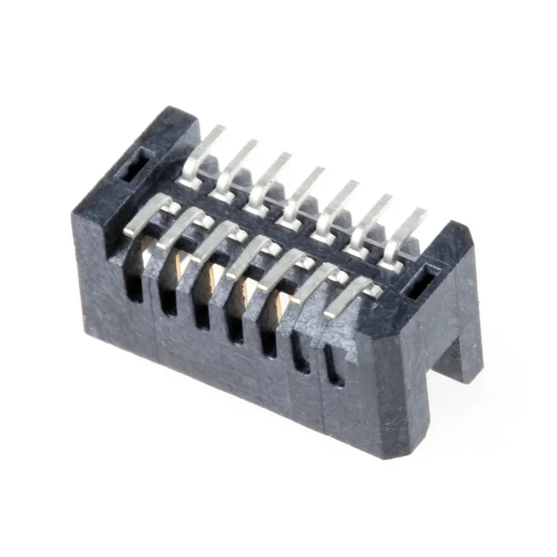 Samtec TFM Series Straight Surface PCB Header, 14 Contact 1.27 mm Pitch, 2 Row, Shrouded TFM-107-02-L-D