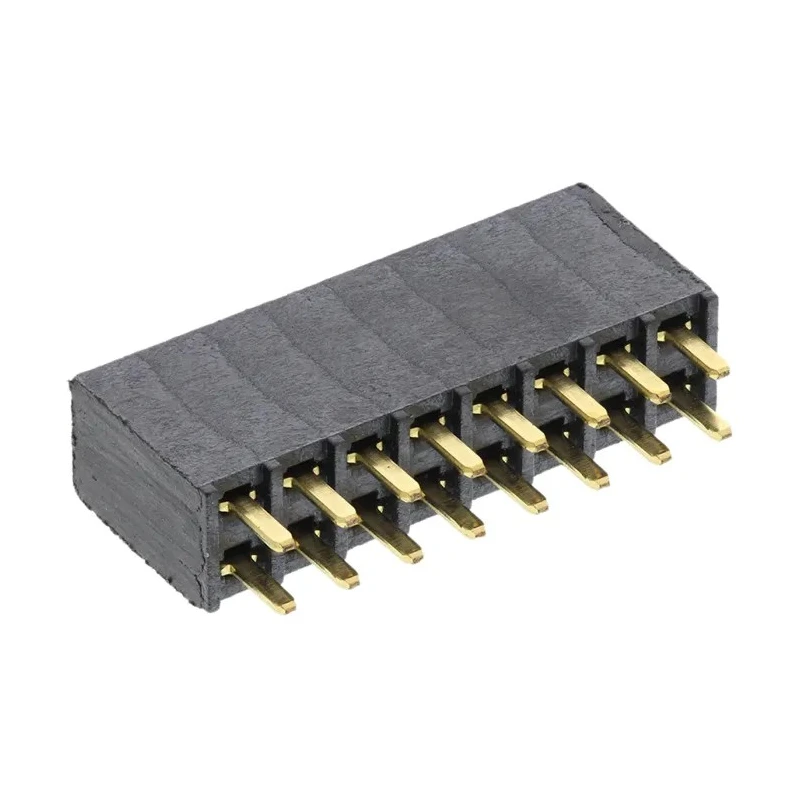 Samtec SSW Series Straight Through Hole PCB Socket 16-Contact 2 Row 2.54 mm Pitch 550V Solder SSW-108-01-G-D
