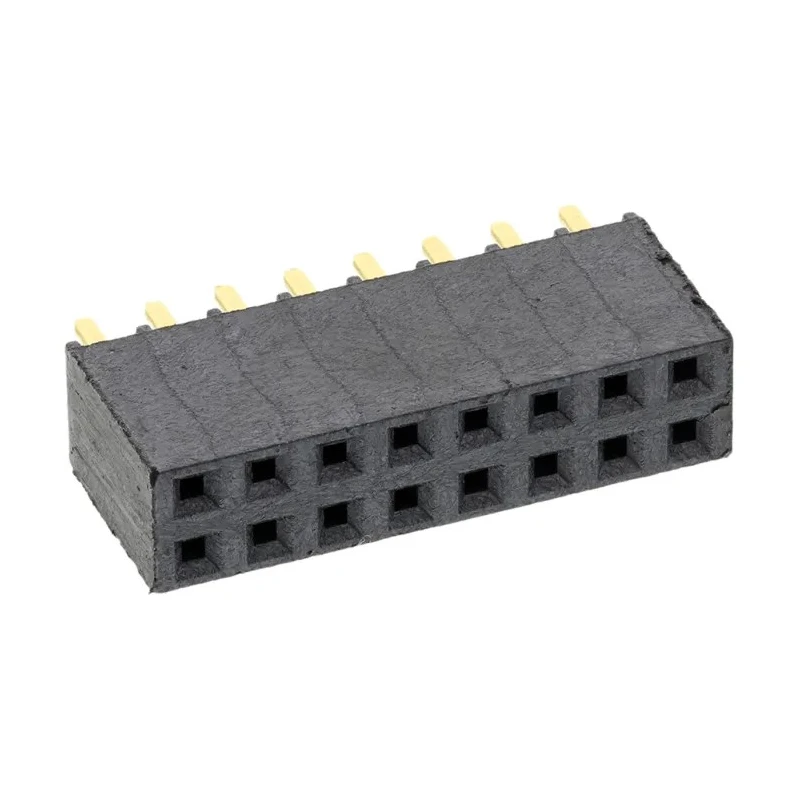 Samtec SSW Series Straight Through Hole PCB Socket 16-Contact 2 Row 2.54 mm Pitch 550V Solder SSW-108-01-G-D