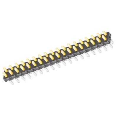 Samtec TMM Series Straight Through Hole Pin Header 8 Contacts 2 mm Pitch 2 Row Unshrouded TMM-104-01-G-D