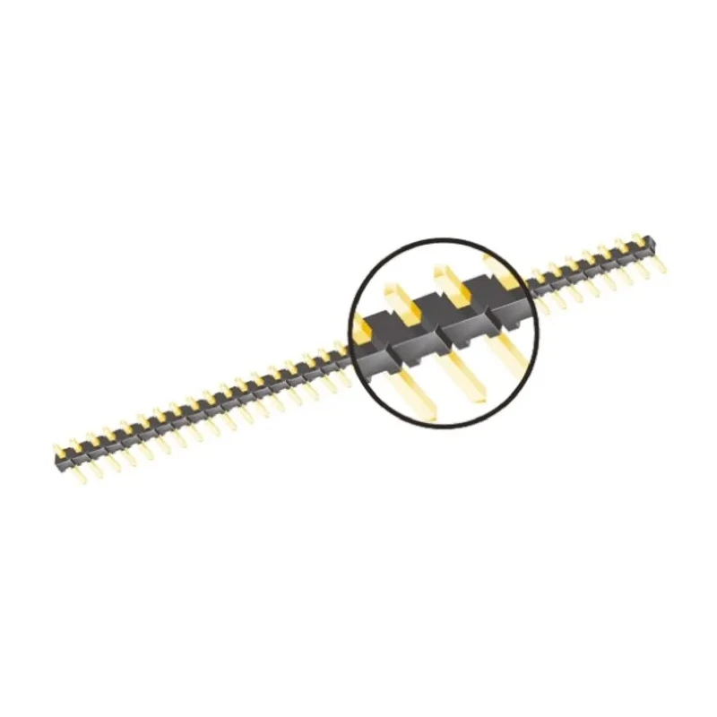 Samtec TMM Series Straight Through Hole Pin Header, 10 Contacts, 2 mm Pitch, 1 Row, Unshrouded TMM-110-01-G-S