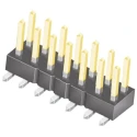 Samtec TSM Series Straight Surface Pin Header 14 Contacts 2.54 mm Pitch 2 Row Unshrouded TSM-107-02-L-DV
