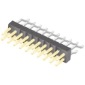 Samtec TSM Series Right Angle Surface Pin Header 20 Contacts 2.54 mm Pitch 2 Row Unshrouded TSM-110-01-L-DH