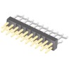 Samtec TSM Series Right Angle Surface Pin Header 20 Contacts 2.54 mm Pitch 2 Row Unshrouded TSM-110-01-L-DH