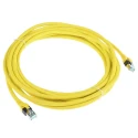 HARTING RJ45 Cat6 Ethernet Cable RJ45 Male to RJ45 Male 5 m, Yellow Shielded Polyurethane Jacket 09474747115