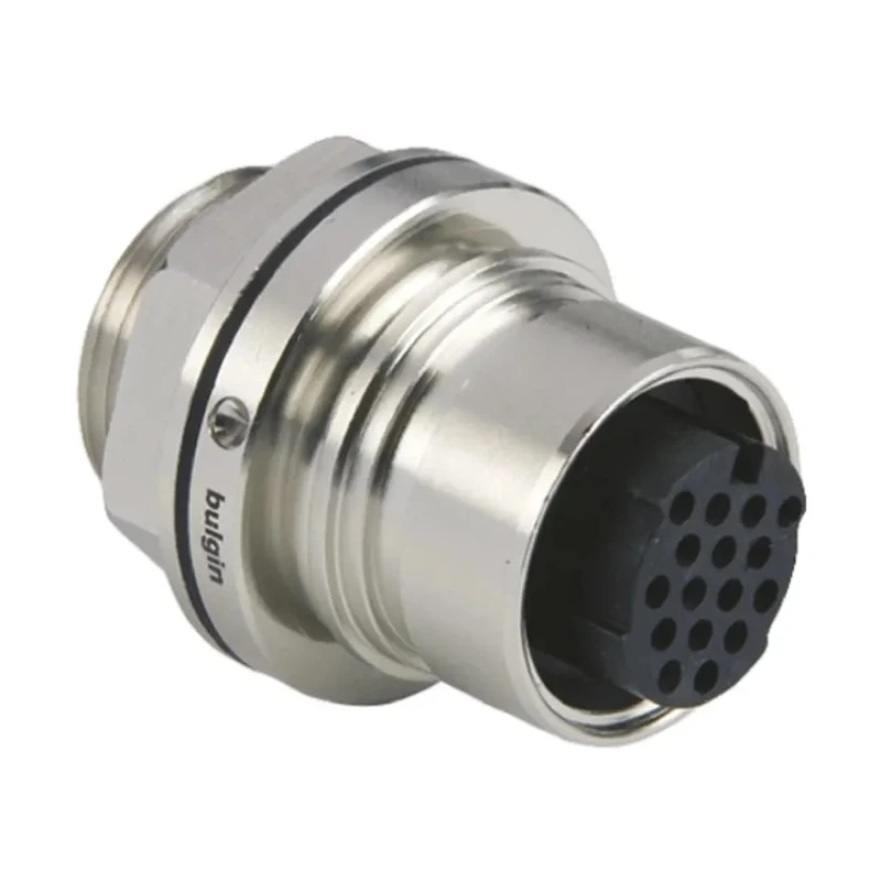 Bulgin Buccaneer 6000 Series Circular Connector, 16 Contacts, Front Mount, Socket, Female, Nickel Housing PXM6012/16S/CR
