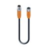 Lumberg Automation Sensor Actuator Cable Female 4 Way Straight to Unterminated, Polyurethane 934636936 RKTS 4-288/1 M