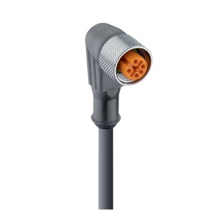 Lumberg Automation Female 4-Way Right Angle to Unterminated Free End Sensor Actuator Cable 3m 30V 44140 RKWT/LED P 4-225/3 M