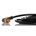 Lumberg Automation Female 5 Way Right Angle to Unterminated Free End Sensor Actuator Cable 60V PVC 51492 RKWT 5-289/5 M
