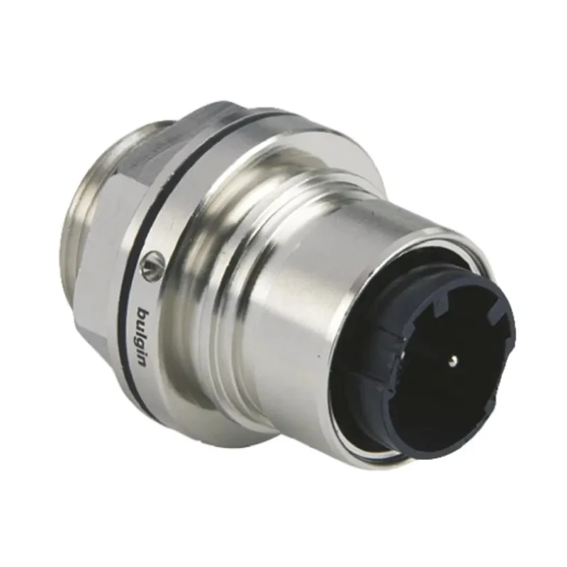 Bulgin Industrial Circular Connector 2 Contacts Front Mount Plug Male 277V 16A IP66, IP68, IP69K Buccaneer PXM6012/02P/ST