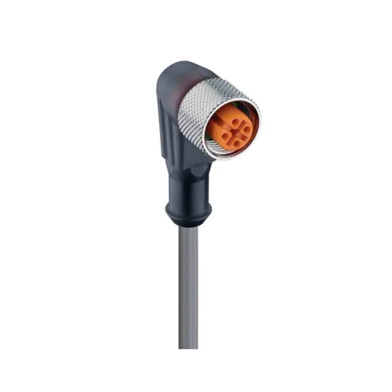 Lumberg Automation Female 4-Way Right Angle to Unterminated Free End Sensor Actuator Cable, 10 m 14142 RKWT/LED A 4-3-59/10 M