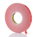 3M VHB LSE White Foam Tape, Acrylic Foam Backing, Double Sided, 19mm x 33m, 0.6mm Thick, LSE-060WF 19X33
