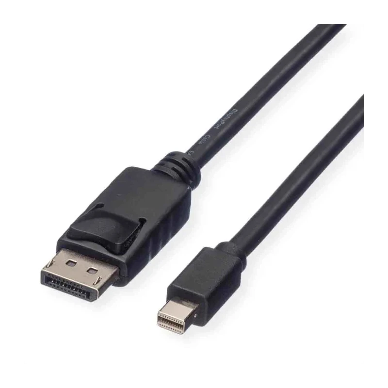 Roline Male DisplayPort to Male Mini DisplayPort DisplayPort Cable, 2 m 11.04.5635-20