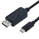Roline Male USB Type C to Male USB Type C DisplayPort Cable, 2 m 11.04.5846-10
