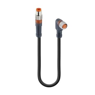 Lumberg Automation Sensor Actuator Cable Male 3 way Straight to Female 3 way M8 1 m 43656 RSMV 3-RKMWV 3-224/1 M