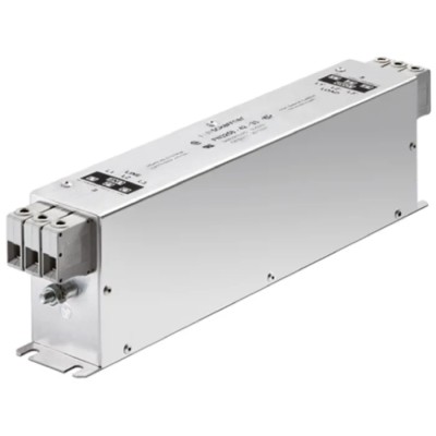 Schaffner Chassis Mount EMC Filter 42A 480V AC 60Hz Terminal Block 3 Phase FN3258