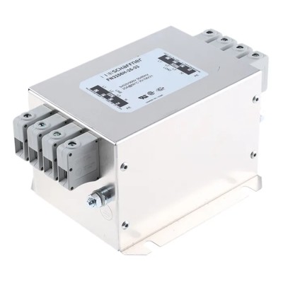 Schaffner Chassis Mount 3-Phase 25 A 520V AC 60Hz EMI Filter Terminal Block FN3256