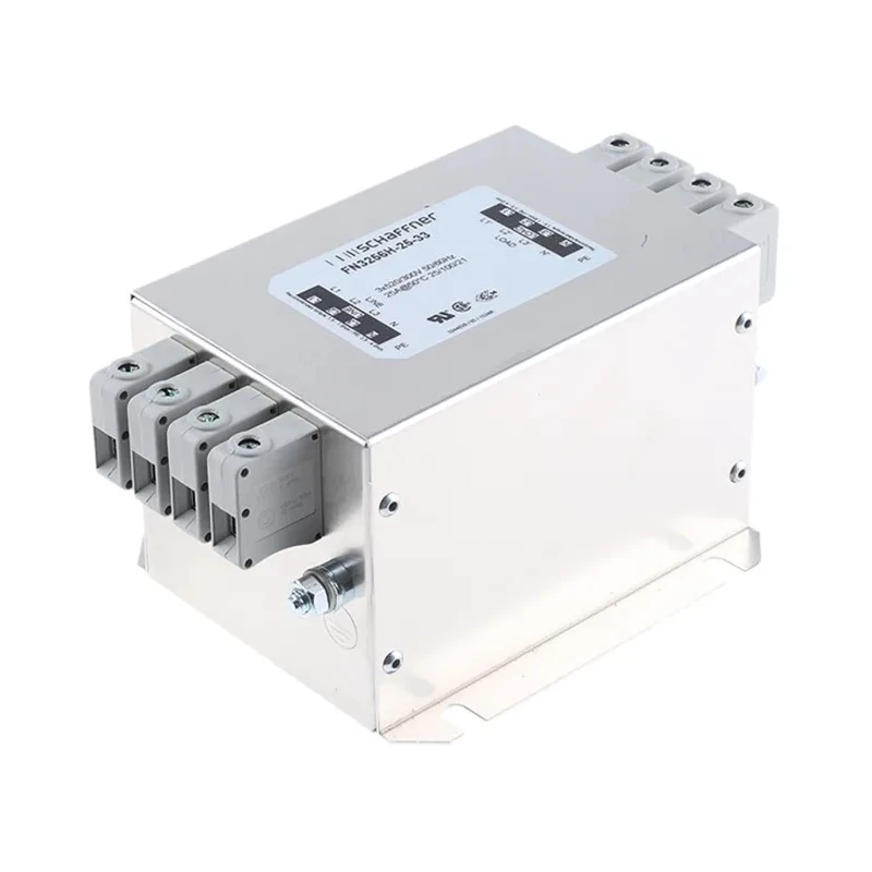 Schaffner Chassis Mount 3-Phase 25 A 520V AC 60Hz EMI Filter Terminal Block FN3256