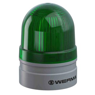 Werma EvoSIGNAL Mini Series Green Beacon 24V Blinking Base LED Bulb IP66 260.210.75