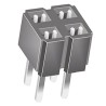 Samtec CES Series Straight Through Hole 4-Contact 2 Row 2.54 mm Pitch Board-to-Board PCB Socket CES-102-01-T-D