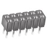 Samtec CES Series Straight Through Hole PCB Socket 12-Contact 2 Row 2.54 mm Pitch Solder CES-106-01-T-D