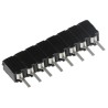 Samtec CES Series Straight Through Hole PCB Socket, 8-Contact, 1 Row, 2.54 mm Pitch, Solder Termination CES-108-01-T-S