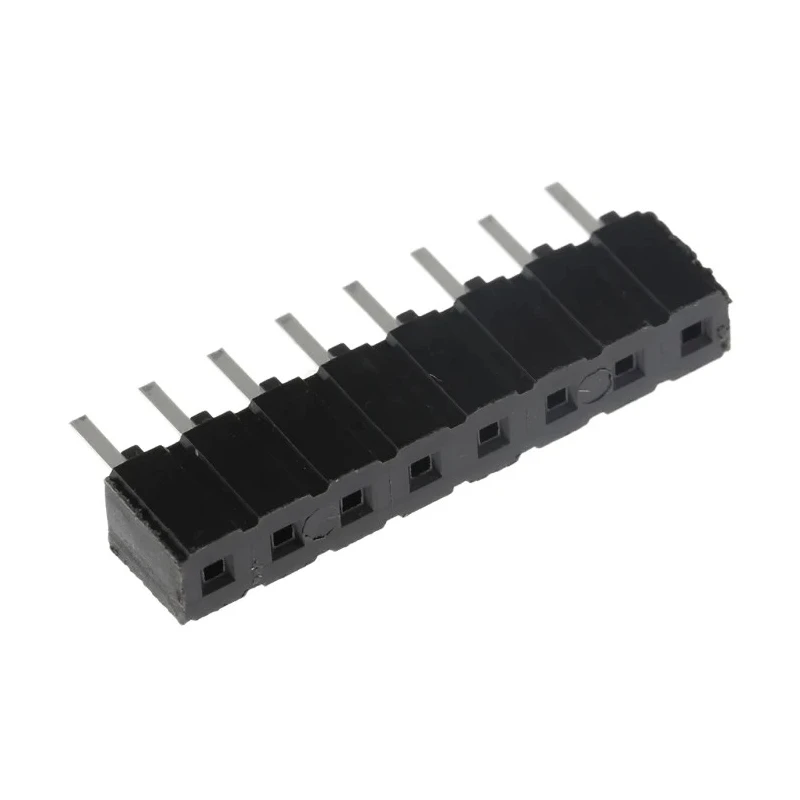 Samtec CES Series Straight Through Hole PCB Socket, 8-Contact, 1 Row, 2.54 mm Pitch, Solder Termination CES-108-01-T-S