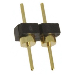 Samtec BBL Series Straight Through Hole Pin Header 2 Contacts 2.54 mm Pitch 1 Row Unshrouded BBL-102-G-F