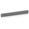 Samtec CES Series Straight Through Hole PCB Socket, 18-Contact, 1 Row, 2.54 mm Pitch, Solder Termination CES-118-01-T-S