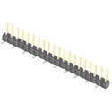 Samtec TSM Series Straight Surface Pin Header 20 Contacts 2.54 mm Pitch 1 Row Unshrouded TSM-120-02-L-SV