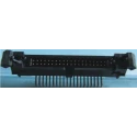 Samtec EHF Series Right Angle Through Hole PCB Header, 10 Contact(s), 1.27 mm Pitch, 2 Row, Shrouded EHF-105-01-L-D-RA