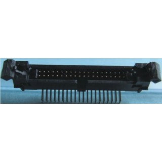Samtec EHF Series Right Angle Through Hole PCB Header, 10 Contact(s), 1.27 mm Pitch, 2 Row, Shrouded EHF-105-01-L-D-RA