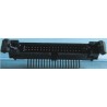 Samtec EHF Series Right Angle Through Hole PCB Header, 10 Contact(s), 1.27 mm Pitch, 2 Row, Shrouded EHF-105-01-L-D-RA