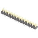 Samtec TSM Series Straight Surface Pin Header, 44 Contacts, 2.54 mm Pitch, 2 Row, Unshrouded TSM-122-01-L-DV