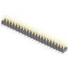 Samtec TSM Series Straight Surface Pin Header, 44 Contacts, 2.54 mm Pitch, 2 Row, Unshrouded TSM-122-01-L-DV