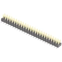 Samtec TSM Series Straight Surface Pin Header, 50 Contacts, 2 Rows, 2.54 mm Pitch, Unshrouded, 475V, 7A TSM-125-01-L-DV