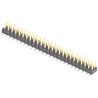 Samtec TSM Series Straight Surface Pin Header, 50 Contacts, 2 Rows, 2.54 mm Pitch, Unshrouded, 475V, 7A TSM-125-01-L-DV