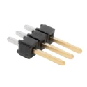 Samtec TSW Series Straight Through Hole Pin Header 3 Contacts 2.54 mm Pitch 1 Row Unshrouded TSW-103-07-L-S