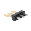 Samtec TSW Series Straight Through Hole Pin Header 3 Contacts 2.54 mm Pitch 1 Row Unshrouded TSW-103-07-L-S