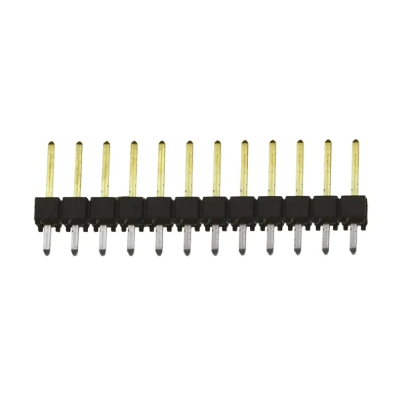 Samtec TSW Series Straight Through Hole Pin Header 12 Contacts 2.54 mm Pitch 1 Row Unshrouded TSW-112-07-L-S