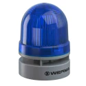 Werma EvoSIGNAL Mini Series Blue Beacon-Sounder Combination 12V DC 95 dB IP66 Polycarbonate Housing 460.510.74